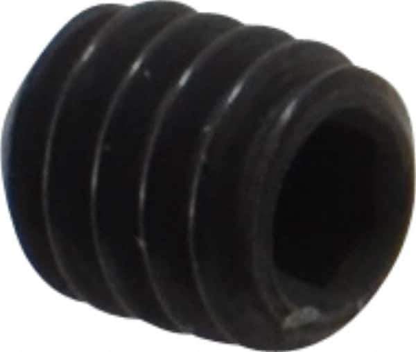 Holo-Krome - #8-32 UNC, 3/16" OAL, Internal Knurl Point Set Screw - Grade 8 Alloy Steel, 5/64" Key - USA Tool & Supply