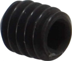 Holo-Krome - #8-32 UNC, 3/16" OAL, Internal Knurl Point Set Screw - Grade 8 Alloy Steel, 5/64" Key - USA Tool & Supply