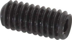 Holo-Krome - #8-32 UNC, 3/8" OAL, Internal Knurl Point Set Screw - Grade 8 Alloy Steel, 5/64" Key - USA Tool & Supply