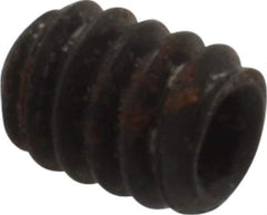 Holo-Krome - #10-24 UNC, 1/4" OAL, Internal Knurl Point Set Screw - Grade 8 Alloy Steel, 3/32" Key - USA Tool & Supply