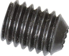 Holo-Krome - #10-32 UNF, 1/4" OAL, Internal Knurl Point Set Screw - Grade 8 Alloy Steel, 3/32" Key - USA Tool & Supply