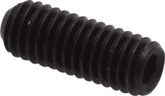 Holo-Krome - #10-32 UNF, 1/2" OAL, Internal Knurl Point Set Screw - Grade 8 Alloy Steel, 3/32" Key - USA Tool & Supply