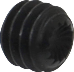 Holo-Krome - 5/16-18 UNC, 1/4" OAL, Internal Knurl Point Set Screw - Grade 8 Alloy Steel, 5/32" Key - USA Tool & Supply