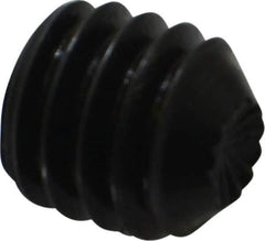 Holo-Krome - 5/16-18 UNC, 5/16" OAL, Internal Knurl Point Set Screw - Grade 8 Alloy Steel, 5/32" Key - USA Tool & Supply