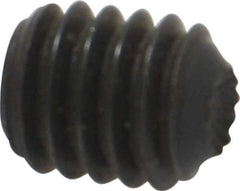 Holo-Krome - 5/16-18 UNC, 3/8" OAL, Internal Knurl Point Set Screw - Grade 8 Alloy Steel, 5/32" Key - USA Tool & Supply
