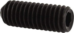 Holo-Krome - 3/8-16 UNC, 1" OAL, Internal Knurl Point Set Screw - Grade 8 Alloy Steel, 3/16" Key - USA Tool & Supply