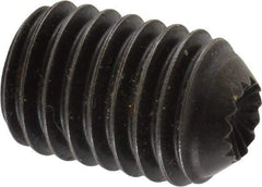 Holo-Krome - 1/2-13 UNC, 3/4" OAL, Internal Knurl Point Set Screw - Grade 8 Alloy Steel, 1/4" Key - USA Tool & Supply