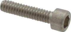 Holo-Krome - #2-56 UNC Hex Socket Drive, Socket Cap Screw - Grade 18-8 Stainless Steel, Uncoated, Fully Threaded, 3/8" Length Under Head - USA Tool & Supply