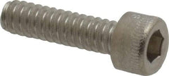 Holo-Krome - #6-32 UNC Hex Socket Drive, Socket Cap Screw - Grade 18-8 Stainless Steel, Uncoated, Fully Threaded, 1/2" Length Under Head - USA Tool & Supply