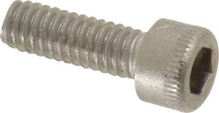 Holo-Krome - #8-32 UNC Hex Socket Drive, Socket Cap Screw - Grade 18-8 Stainless Steel, Uncoated, Fully Threaded, 1/2" Length Under Head - USA Tool & Supply