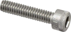 Holo-Krome - #8-32 UNC Hex Socket Drive, Socket Cap Screw - Grade 18-8 Stainless Steel, Uncoated, Fully Threaded, 3/4" Length Under Head - USA Tool & Supply