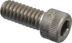 Holo-Krome - 1/4-20 UNC Hex Socket Drive, Socket Cap Screw - Grade 18-8 Stainless Steel, Uncoated, Fully Threaded, 5/8" Length Under Head - USA Tool & Supply