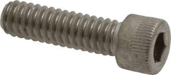 Holo-Krome - 1/4-20 UNC Hex Socket Drive, Socket Cap Screw - Grade 18-8 Stainless Steel, Uncoated, Fully Threaded, 7/8" Length Under Head - USA Tool & Supply