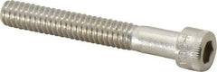 Holo-Krome - 1/4-20 UNC Hex Socket Drive, Socket Cap Screw - Grade 18-8 Stainless Steel, Uncoated, Partially Threaded, 1-3/4" Length Under Head - USA Tool & Supply