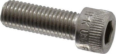Holo-Krome - 1/4-28 UNF Hex Socket Drive, Socket Cap Screw - Grade 18-8 Stainless Steel, Uncoated, Fully Threaded, 3/4" Length Under Head - USA Tool & Supply