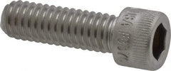 Holo-Krome - 5/16-18 UNC Hex Socket Drive, Socket Cap Screw - Grade 18-8 Stainless Steel, Uncoated, Fully Threaded, 1" Length Under Head - USA Tool & Supply