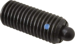 Gibraltar - 3/4-10, 1-3/4" Thread Length, 5/16" Plunger Projection, Steel Threaded Spring Plunger - 0.374" Max Plunger Diam, 1-3/4" Plunger Length, 6.7 Lb Init End Force, 37.3 Lb Final End Force - USA Tool & Supply