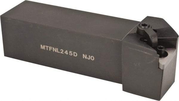 Hertel - MTFN, Left Hand Cut, 0° Lead Angle, 1-1/2" Shank Height x 1-1/2" Shank Width, Negative Rake Indexable Turning Toolholder - 6" OAL, TN..54. Insert Compatibility, Series Multi-Option - USA Tool & Supply