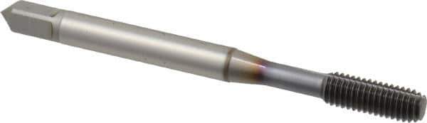 OSG - #10-32 UNF H5 Thread Limit Modified Bottoming Thread Forming Tap - Powdered Metal High Speed Steel, TiCN Finish, 2-3/8" OAL, 7/8" Thread Length, Right Hand Thread, Series EXOTAP NRT - Exact Industrial Supply