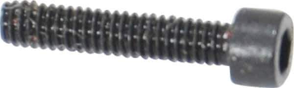 Holo-Krome - #1-72 UNF Hex Socket Drive, Socket Cap Screw - Alloy Steel, Black Oxide Finish, Fully Threaded, 3/8" Length Under Head - USA Tool & Supply