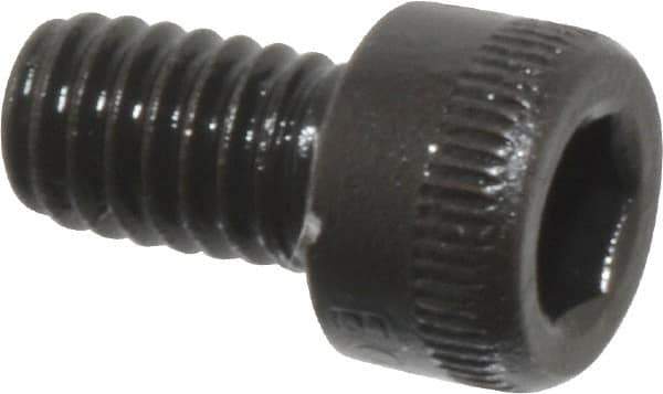 Holo-Krome - #6-40 UNF Hex Socket Drive, Socket Cap Screw - Alloy Steel, Black Oxide Finish, Fully Threaded, 1/4" Length Under Head - USA Tool & Supply