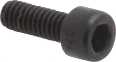 Holo-Krome - #6-40 UNF Hex Socket Drive, Socket Cap Screw - Alloy Steel, Black Oxide Finish, Fully Threaded, 3/8" Length Under Head - USA Tool & Supply