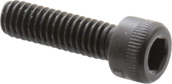 Holo-Krome - #6-40 UNF Hex Socket Drive, Socket Cap Screw - Alloy Steel, Black Oxide Finish, Fully Threaded, 1/2" Length Under Head - USA Tool & Supply