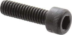 Holo-Krome - #6-40 UNF Hex Socket Drive, Socket Cap Screw - Alloy Steel, Black Oxide Finish, Fully Threaded, 1/2" Length Under Head - USA Tool & Supply