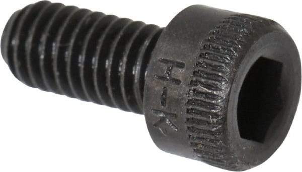 Holo-Krome - #8-36 UNF Hex Socket Drive, Socket Cap Screw - Alloy Steel, Black Oxide Finish, Fully Threaded, 3/8" Length Under Head - USA Tool & Supply