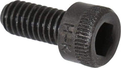 Holo-Krome - #8-36 UNF Hex Socket Drive, Socket Cap Screw - Alloy Steel, Black Oxide Finish, Fully Threaded, 3/8" Length Under Head - USA Tool & Supply