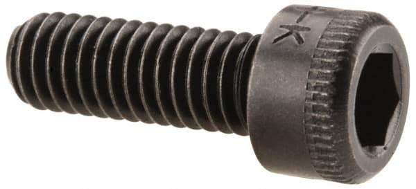 Holo-Krome - #8-36 UNF Hex Socket Drive, Socket Cap Screw - Alloy Steel, Black Oxide Finish, Fully Threaded, 1/2" Length Under Head - USA Tool & Supply