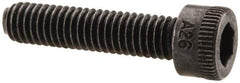 Holo-Krome - #8-36 UNF Hex Socket Drive, Socket Cap Screw - Alloy Steel, Black Oxide Finish, Fully Threaded, 3/4" Length Under Head - USA Tool & Supply