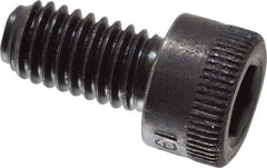 Holo-Krome - #10-32 UNF Hex Socket Drive, Socket Cap Screw - Alloy Steel, Black Oxide Finish, Fully Threaded, 3/8" Length Under Head - USA Tool & Supply