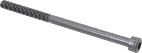 Holo-Krome - #10-32 UNF Hex Socket Drive, Socket Cap Screw - Alloy Steel, Black Oxide Finish, Partially Threaded, 3" Length Under Head - USA Tool & Supply
