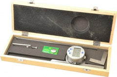 Fowler - 30 sec Resolution Digital Combination Protractor and Inclinometer - Multiple dg Accuracy, 5 min Accuracy, Multiple dg Range, Data Output - USA Tool & Supply