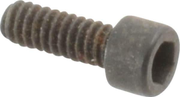 Holo-Krome - #2-56 UNC Hex Socket Drive, Socket Cap Screw - Alloy Steel, Black Oxide Finish, Fully Threaded, 1/4" Length Under Head - USA Tool & Supply