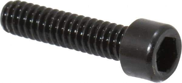 Holo-Krome - #2-56 UNC Hex Socket Drive, Socket Cap Screw - Alloy Steel, Black Oxide Finish, Fully Threaded, 3/8" Length Under Head - USA Tool & Supply