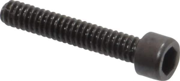 Holo-Krome - #2-56 UNC Hex Socket Drive, Socket Cap Screw - Alloy Steel, Black Oxide Finish, Fully Threaded, 1/2" Length Under Head - USA Tool & Supply