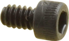 Holo-Krome - #4-40 UNC Hex Socket Drive, Socket Cap Screw - Alloy Steel, Black Oxide Finish, Fully Threaded, 3/16" Length Under Head - USA Tool & Supply