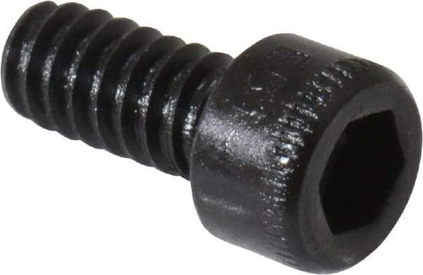 Holo-Krome - #4-40 UNC Hex Socket Drive, Socket Cap Screw - Alloy Steel, Black Oxide Finish, Fully Threaded, 1/4" Length Under Head - USA Tool & Supply