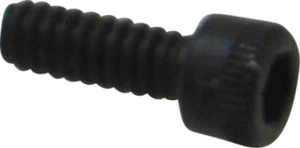 Holo-Krome - #4-40 UNC Hex Socket Drive, Socket Cap Screw - Alloy Steel, Black Oxide Finish, Fully Threaded, 5/16" Length Under Head - USA Tool & Supply