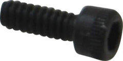 Holo-Krome - #4-40 UNC Hex Socket Drive, Socket Cap Screw - Alloy Steel, Black Oxide Finish, Fully Threaded, 5/16" Length Under Head - USA Tool & Supply