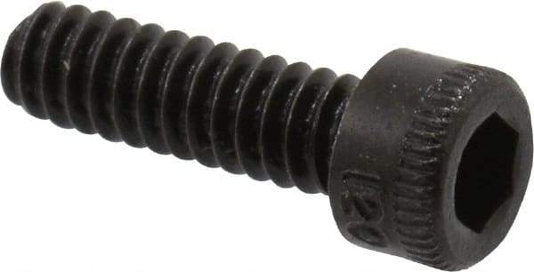 Holo-Krome - #4-40 UNC Hex Socket Drive, Socket Cap Screw - Alloy Steel, Black Oxide Finish, Fully Threaded, 3/8" Length Under Head - USA Tool & Supply
