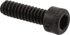 Holo-Krome - #4-40 UNC Hex Socket Drive, Socket Cap Screw - Alloy Steel, Black Oxide Finish, Fully Threaded, 3/8" Length Under Head - USA Tool & Supply