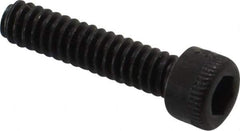 Holo-Krome - #4-40 UNC Hex Socket Drive, Socket Cap Screw - Alloy Steel, Black Oxide Finish, Fully Threaded, 1/2" Length Under Head - USA Tool & Supply