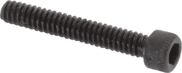 Holo-Krome - #4-40 UNC Hex Socket Drive, Socket Cap Screw - Alloy Steel, Black Oxide Finish, Fully Threaded, 3/4" Length Under Head - USA Tool & Supply
