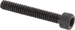 Holo-Krome - #4-40 UNC Hex Socket Drive, Socket Cap Screw - Alloy Steel, Black Oxide Finish, Fully Threaded, 3/4" Length Under Head - USA Tool & Supply