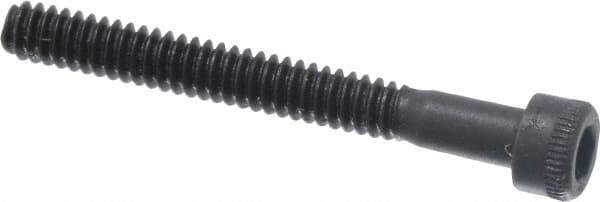 Holo-Krome - #4-40 UNC Hex Socket Drive, Socket Cap Screw - Alloy Steel, Black Oxide Finish, Partially Threaded, 1" Length Under Head - USA Tool & Supply