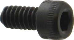Holo-Krome - #5-40 UNC Hex Socket Drive, Socket Cap Screw - Alloy Steel, Black Oxide Finish, Fully Threaded, 1/4" Length Under Head - USA Tool & Supply