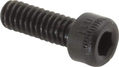 Holo-Krome - #5-40 UNC Hex Socket Drive, Socket Cap Screw - Alloy Steel, Black Oxide Finish, Fully Threaded, 3/8" Length Under Head - USA Tool & Supply